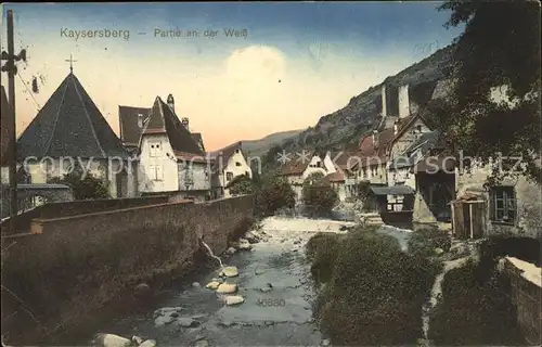 Kaysersberg Haut Rhin Partie an der Weiss Kat. Kaysersberg