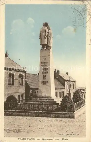 Beaurevoir Monument aux Morts Kriegerdenkmal Kat. Beaurevoir