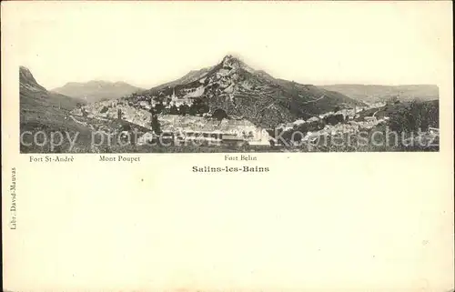 Salins les Bains Panorama Fort Saint Andre Mont Poupet Fort Belin Kat. Salins les Bains