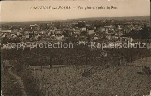 Fontenay aux Roses Vue generale prise du Fort Kat. Fontenay aux Roses