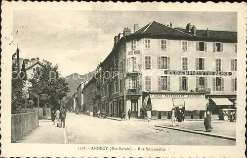 Annecy Haute Savoie Rue Sommeiller Hotel Meuble des Alpes Kat. Annecy