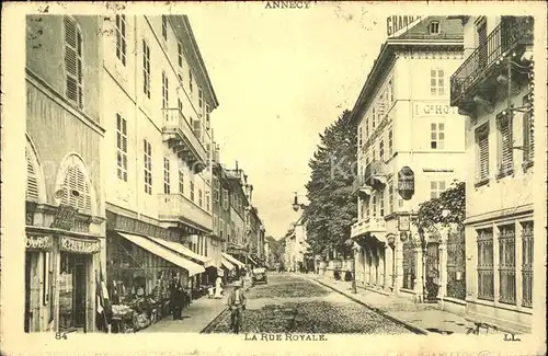 Annecy Haute Savoie Rue Royale Kat. Annecy