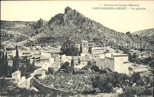 Saint Guilhem le Desert Vue generale Kat. Saint Guilhem le Desert