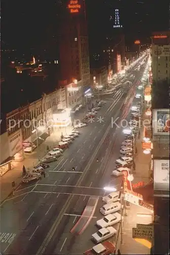 Salt Lake City Main Street at night Kat. Salt Lake City