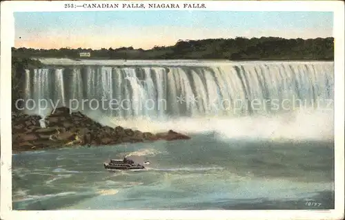 Niagara Falls Ontario Canadian Falls Boat Kat. Niagara Falls Canada
