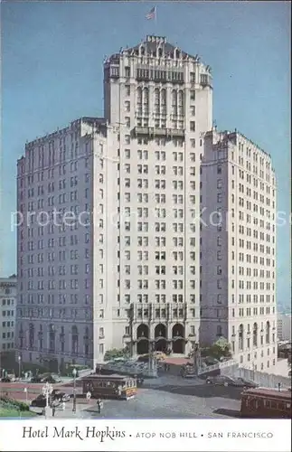 San Francisco California Hotel Mark Hopkins Kat. San Francisco