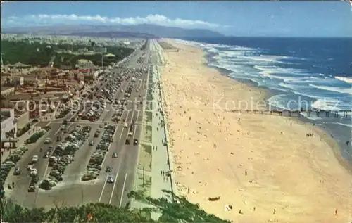 San Francisco California Beach and Great Highway Kat. San Francisco