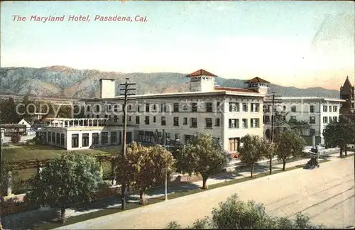 Pasadena California Maryland Hotel Kat. Pasadena