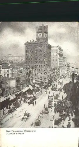 San Francisco California Market Street Kat. San Francisco