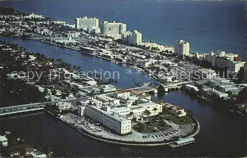 Miami Beach North Beach Hotel Row St Francis Hospital aerial view Kat. Miami Beach