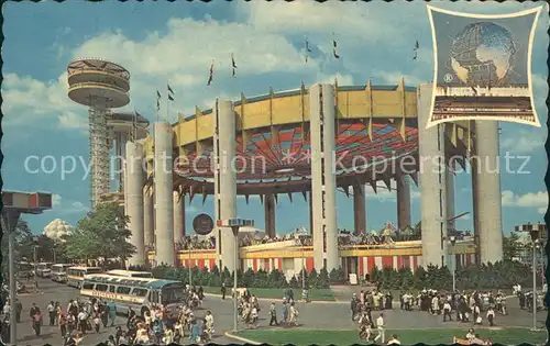New York City New York State Exhibit Worlds Fair 1964-1965 Tent of Tomorrow / New York /