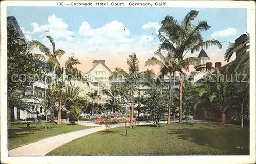 Coronado Hotel Court Kat. Coronado