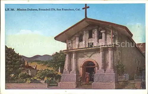 San Francisco California Mission Dolores 18th Century Kat. San Francisco