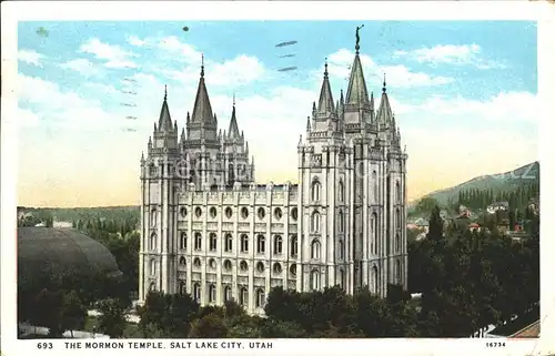 Salt Lake City Mormon Temple Kat. Salt Lake City