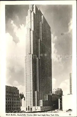 New York City RCA Building Rockefeller Center / New York /