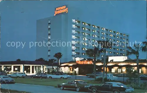 Orlando Florida Howard Johnsons Florida Center Hotel at night Kat. Orlando