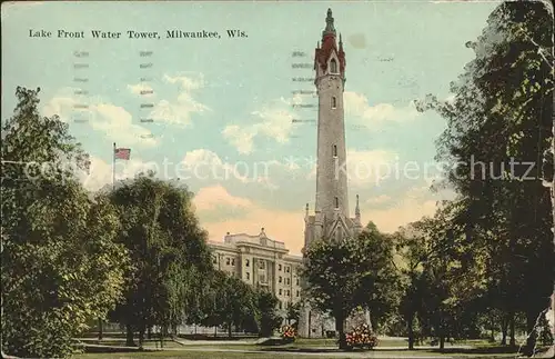 Milwaukee Wisconsin Lake Front Water Tower Kat. Milwaukee
