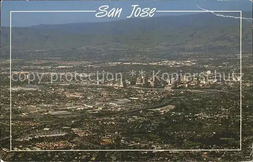 San Jose California Panoramic view Santa Clara Valley Kat. San Jose