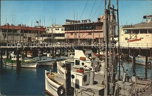 San Francisco California Fisherman s Wharf Harbor Kat. San Francisco