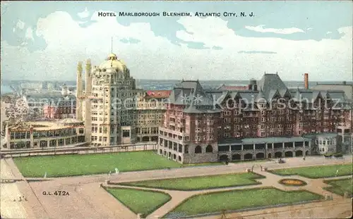 Atlantic City New Jersey Hotel Marlborough Blenheim Kat. Atlantic City