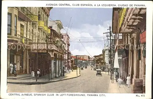 Panama City Panama Avenida Central Club Espanol Kat. Panama City