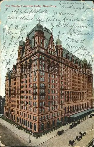 New York City Waldorf Astoria Hotel / New York /