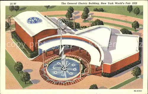 New York City New York World's Fair General Electric Building Illustration / New York /