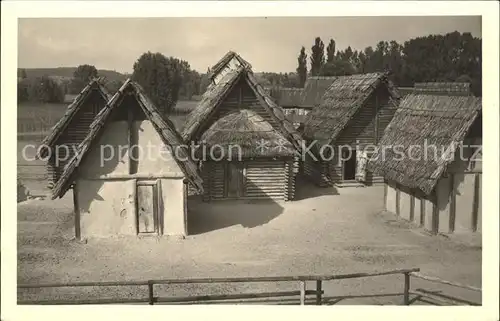 Unteruhldingen Freilichtmuseum Pfahldorf Kat. Uhldingen Muehlhofen