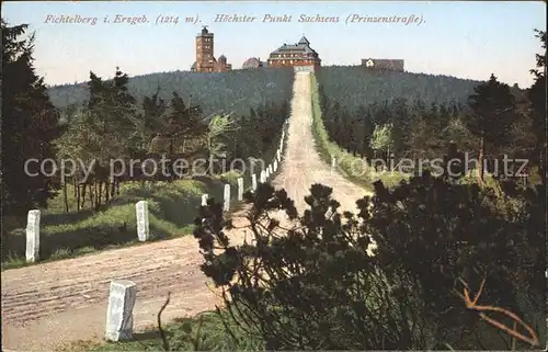 Fichtelberg Oberwiesenthal Prinzenstrasse Kat. Oberwiesenthal