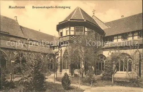 Maulbronn Brunnenkapelle Kreuzgang Kat. Maulbronn