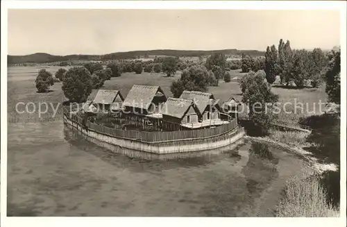 Unteruhldingen Freilichtmuseum Pfahldorf der Steinzeit Kat. Uhldingen Muehlhofen