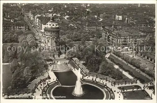 Mannheim Fliegeraufnahme Wasserturm Kat. Mannheim