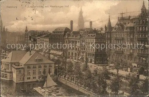 Hamburg Jungfernstieg Hamburger Hof Kat. Hamburg