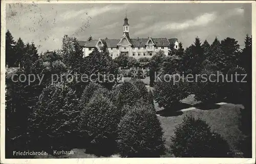 Friedrichroda Kurhaus Kat. Friedrichroda