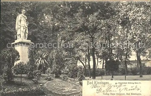 Bad Kissingen Denkmal Koenig Max II Kat. Bad Kissingen