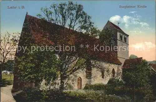 Lahr Schwarzwald Burgheimer Kirche / Lahr /Ortenaukreis LKR