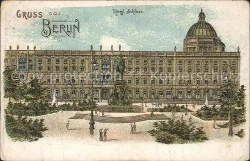 Berlin Kgl. Schloss Kat. Berlin