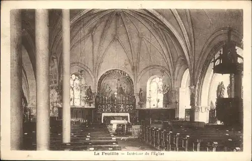 La Feuillie Seine-Maritime Interieur de l'Eglise / La Feuillie /Arrond. de Dieppe