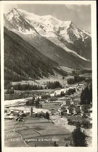 Argentiere Haute-Savoie Mont Blanc / Chamonix-Mont-Blanc /Arrond. de Bonneville