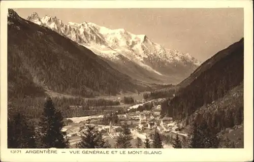 Argentiere Haute-Savoie Mont Blanc * / Chamonix-Mont-Blanc /Arrond. de Bonneville