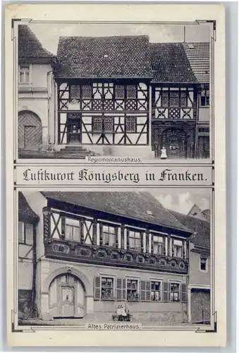 Koenigsberg Bayern Regiomontanushaus Patrizierhaus * / Koenigsberg i.Bay. /Hassberge LKR