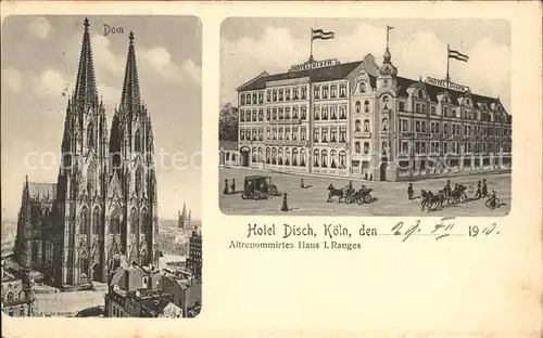 Koeln Rhein Hotel Disch Dom  /  /