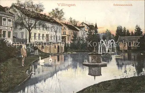 Villingen-Schwenningen Schwanenteich  / Villingen-Schwenningen /Schwarzwald-Baar-Kreis LKR