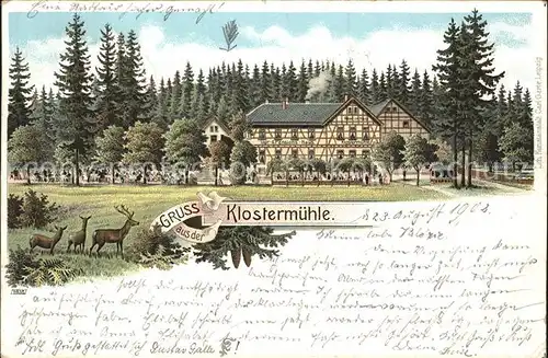 Reinhardsbrunn Pensionshaus Klostermuehle / Friedrichroda /Gotha LKR
