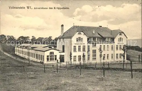 Volmarstein Arbeitshaus des Krueppelheim  / Wetter (Ruhr) /Ennepe-Ruhr-Kreis LKR