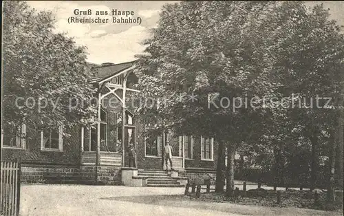 Haspe Hagen Rheinischer Bahnhof  / Hagen /Hagen Stadtkreis