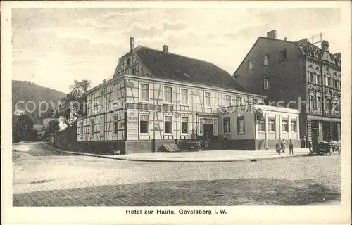 Gevelsberg Hotel zur Haufe  / Gevelsberg /Ennepe-Ruhr-Kreis LKR