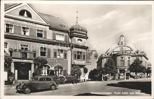 Donaueschingen Hotel Adler Rathaus  / Donaueschingen /Schwarzwald-Baar-Kreis LKR