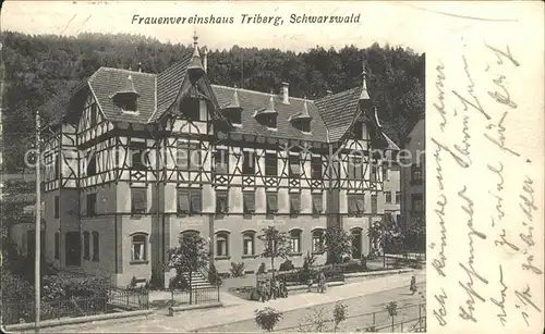 Triberg Schwarzwald Frauenvereinshaus / Triberg im Schwarzwald /Schwarzwald-Baar-Kreis LKR