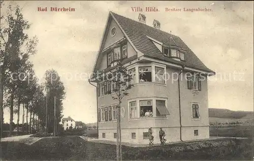 Bad Duerrheim Villa Hilda  / Bad Duerrheim /Schwarzwald-Baar-Kreis LKR